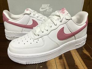 22年製 NIKE WMNS AIR FORCE 1 ESS TRND ナイキ ウィメンズ エアフォース SWOOSH【DQ7569-101】ホワイト ピンク デザート ベリー 24.5cm