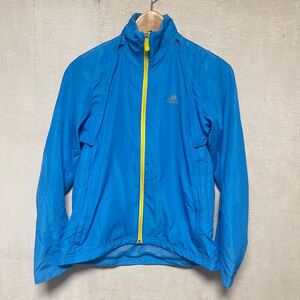 adidas climaproof アディダス 2way ウインドジャケット ベスト レディース 青 S