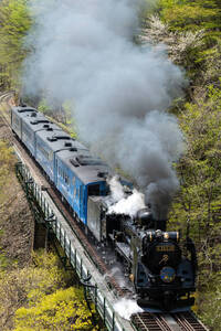 鉄道 デジ 写真 画像 SL銀河 釜石線 1