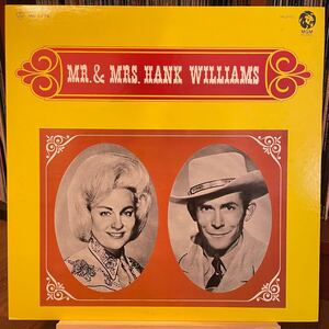 【国内盤】Mr. And Mrs. Hank Williams MGM MM1176 見開きジャケット 美品