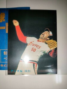 アニマル　87 カルビープロ野球チップス No.63　阪急ブレーブス