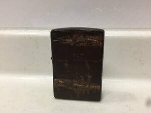 Zippo　ジッポー　樺細工　09年製　　　T244　　　　　KJ1