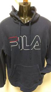 ●送料込み！即決●FILA フィラ パーカー トリコロールビッグロゴ メンズ