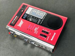 希少品 National jump RX-SR24 ナショナル カセットレコーダー カセットプレーヤー 通電可 ジャンク ①