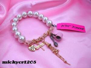 新品即決◆アメリカブランド BETSEY JOHNSON ベッツィージョンソン◆可愛いブレスレット 蜻蛉　鈴◆刻印有 ◆送料無料