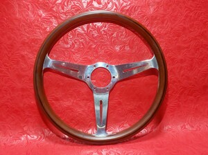 旧い ナルディ Nardi クラシック ウッド ステアリング 36.5φ イタリア製 【USED】 仕上げベースに 昭和55年頃 欧州車 旧車