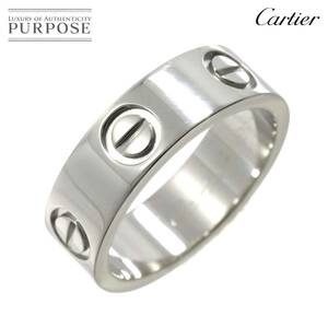 カルティエ Cartier ラブ #48 リング Pt プラチナ 指輪 Love Ring 90234405