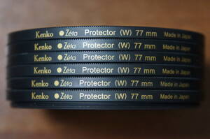 【1880円/枚】[77mm] Kenko Zeta Protector (W) 高級保護フィルター