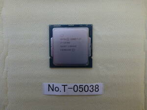 管理番号　T-05038 / INTEL / CPU / Core i7-10700 / LGA1200 / BIOS起動確認済み / ゆうパケット発送 / ジャンク扱い