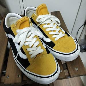 VANS　バンズ 　OLD SKOOL　オールドスクール　イエロー/ブラック　26.5