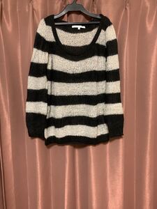 ☆MOUSSY EXTREMゆったりボーダーニット☆