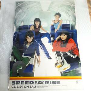 SPEED スピード RISE 1998年 告知ポスター 新垣仁絵,上原多香子,今井絵理子,島袋寛子