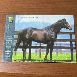 競馬 トレカ サラブレッドカード コマンダーインチーフ 1999-110