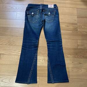 トゥルーレリジョン TRUE RELIGION フレア ジーンズ RN#112790 CA#30427 USA製 サイズ 24 ボトムス レディース ブーツカット デニム パンツ