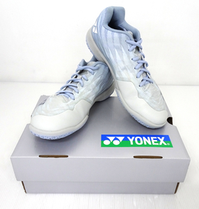 YONEX ヨネックス SHBAZ2W バドミントンシューズ エアラスZワイド サイズ：25cm ライトブルー