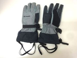 1286REW◎Columbia コロンビア バガブー インターチェンジ グローブ メンズS OMNI－TECH グレー BUGABOO INTERCHANGE GLOVE 手袋◎中古