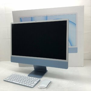 1円～【ジャンク】Apple iMac (24インチ, M1, 2021) A2438 メモリ8GB SSD256GB 24 インチ　T014662