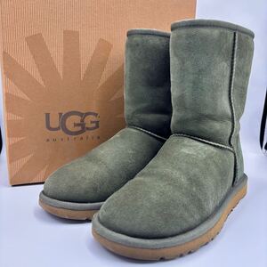 FN241220-163 UGG アグ CLASSIC SHORT クラシックショート ムートンブーツ 22cm レディース 靴 箱付　