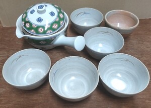 急須 湯呑 茶器セット 茶器 陶器 湯呑み 中古 大分県