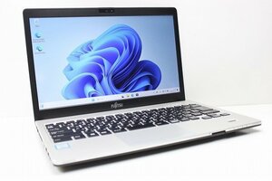 1円スタート ノートパソコン Windows11 富士通 LIFEBOOK S936 第6世代 Core i5 SSD128GB メモリ4GB 13.3インチ カメラ