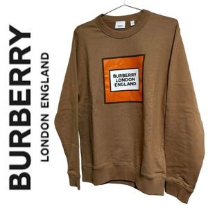 【極美品】BURBERRY バーバリー トレーナー ティッシ期 #S ロゴ スウェット