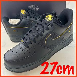 ★送料無料★【新品】Nike Air Force 1 Low Black/University Gold ナイキ エアフォース1 ロー ブラック ユニバーシティゴールド 27cm