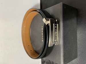 ブルガリ BVLGARI ベルト メンズ レザー ブラック