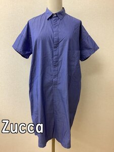 ズッカ (Zucca) ブルーシャンブレー シャツワンピース サイズM