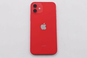 【全額返金保証】【最速発送】iPhone 12 256GB docomo PRODUCT RED MGJ23J/A 白ロム 動作確認済