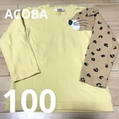 丸高衣料　ACOBA ムージョンジョン　100　ロンT