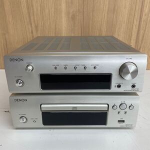 【K-1】 Denon DCD-F107/DRA-F107 コンポ デノン 不具合あり 現状品 2707-3