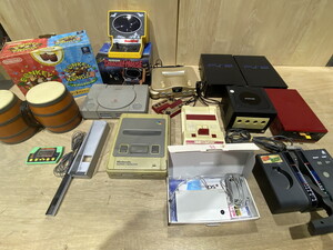 【２５－３０】ゲーム機 まとめ売り スーパーファミコン ファミリーコンピューター ゲームキューブ 任天堂64 PS2 DS 等 ジャンク品