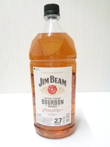 【未開栓】 JIM BEAM ジムビーム ペットボトル 2.7L(2700ml)