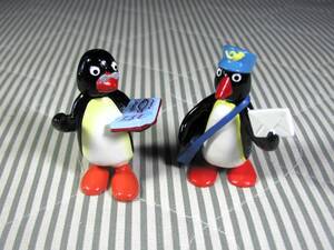 ★☆★ 貴重 かわいい♪ PINGU ピングー フィギュア ２個 1990年 ブリーランド社 ドイツ製 ★☆★