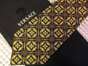 ♪2562S♪新品【花 装飾 柄】ヴェルサーチ【VERSACE】ネクタイ