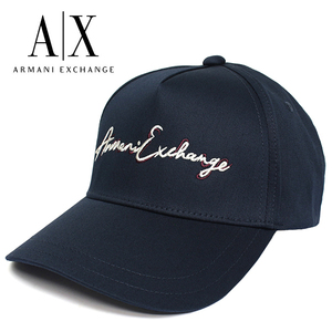 アルマーニ エクスチェンジ キャップ 帽子 ネイビー ARMANI EXCHANGE 954217 3F119 59336 新品