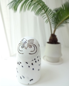 希少◆限定数 フィンランド製 iittala Birds by Toikka Snowy owl イッタラ バード シロフクロウ フクロウ ガラス オブジェ 鳥 北欧 新品！