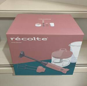 ☆recolte ☆ハンディブレンダー・ベイビーピンク☆未使用品