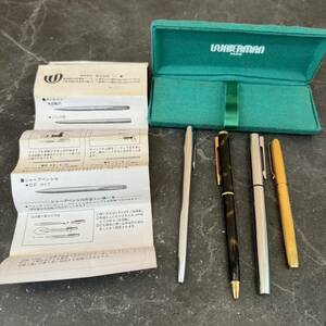 ☆WATERMAN ウォーターマン ボールペン 万年筆 文具 筆記用具 説明書/ケース付(中古品/現状品/保管品)☆