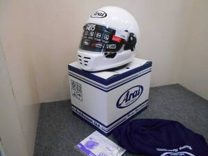 新品　Arai　RAPIDE-NEO　ラパイドネオ　ホワイト　白　Lサイズ　59-60ｃｍ　アライ　ラパイドNEO