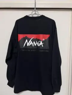 グランドパーク NANGA ナンガ 別注バックプリントロングスリーブTシャツ