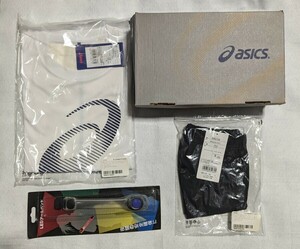 【22.5㎝】新品 未使用 アシックス ランニング セット ASICS レディース ウォーキング ダイエット TJR555 EZT718 XW2739 Sサイズ