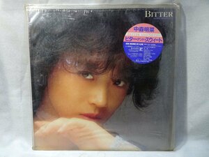 LP レコード 中森明菜 ビターアンドスウィート L-12593 シール帯付き 8TH ALBUM