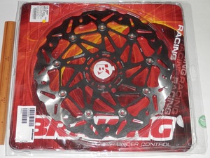 BRAKING φ320φウェーブディスク WK001L 左用 SK2 DAYTONA保証書 76497 φ64φ PCDφ80φ BREMBO DUCATI YAMAHA ヤマハ KC-102 モタード