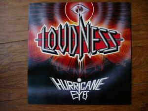 輸入LP:Loudness ラウドネス/Hurricane Eyes UK盤 新品未使用