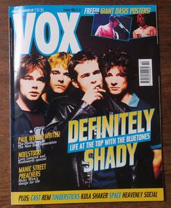 VOX1996THE BLUETONES12PAUL WELLER/REM/SPACE/TINDERSTICKS/CHARLIE HIGSON/OASIS/NME/SUEDE/SEX PISTOLS/PET SHOP BOYS洋雑誌KULA SHAKER