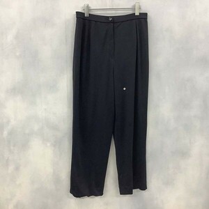 [PT13780] レオナール パンツ ボトム スラックス ウエストゴム ストレッチ ネイビー系 76 LEONARD FASHION / 小型便OK