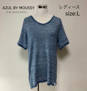 AZUL BY MOUSSY アズールバイマウジー ラグランTシャツ L