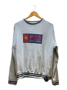 POLO RALPH LAUREN◆スウェット/L/コットン/GRY