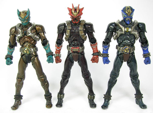 S.I.C. LIMITED 仮面ライダーサバキ＆エイキ＆ダンキセット/未開封